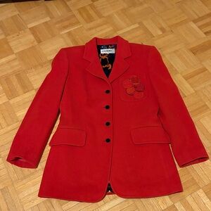 Iceberg Red Women's Blazer